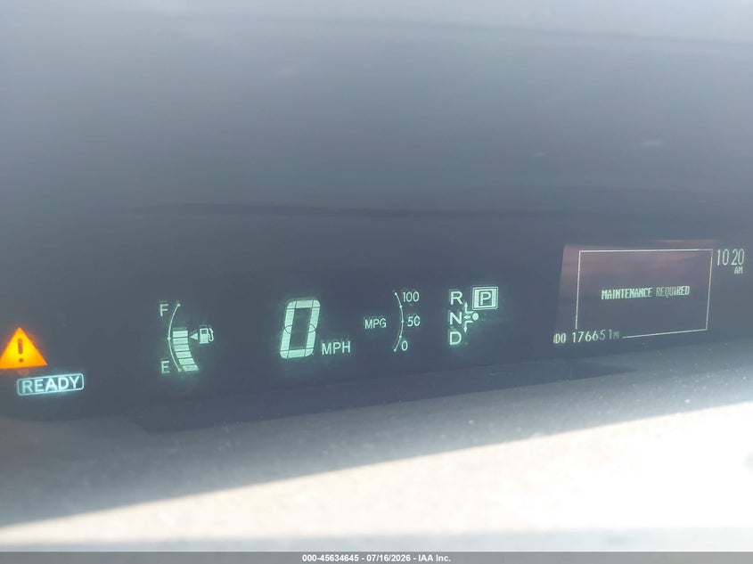 2014 Toyota Prius VIN JTDKN3DU5E1766557 IAAI salvage auction — FRONT END, Salvage - 75% Or Less (Maryland), sold $1,350 on 2026-07-29 (photo 7)