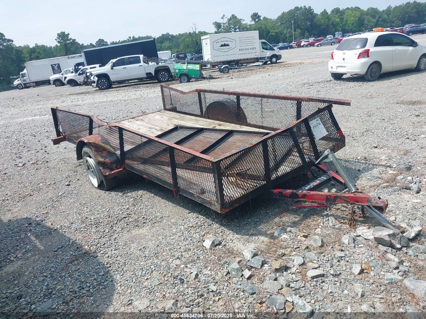 1997 Kaufman trailers Other VIN 1K9FB1219V1000197 IAAI salvage auction — FRONT & REAR, Clear (Virginia), sold $25 on 2026-08-28 (photo 1)