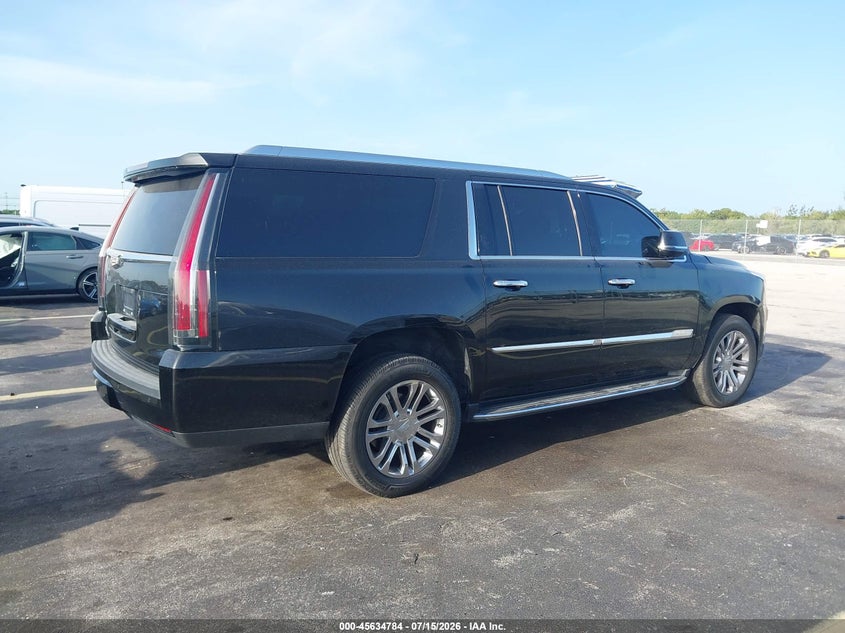 2016 Cadillac Escalade VIN 1GYS3GKJ0GR246321 IAAI salvage auction — LEFT SIDE, Rebuildable (Florida), sold $7,300 on 2026-07-30 (photo 4)