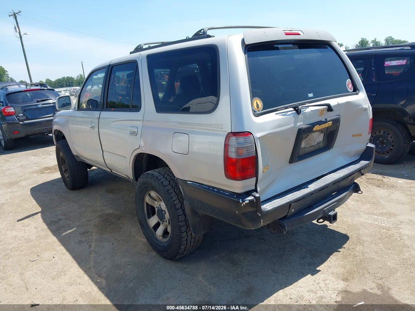 1997 Toyota 4runner VIN JT3HN86R5V0082697 IAAI salvage auction — REAR END, Clear (Virginia), sold $875 on 2026-07-24 (photo 3)