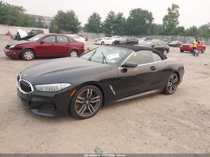 2021 BMW 8er VIN WBAFY4C08MCF96257 IAAI salvage auction — WATER/FLOOD, Wait Title, sold $12,100 on 2026-09-14 (photo 2)