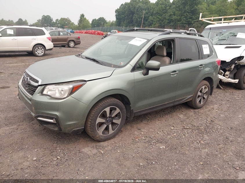 2017 Subaru Forester VIN JF2SJAEC3HH405492 IAAI salvage auction — NORMAL WEAR, Clear (Pennsylvania), sold $400 on 2026-07-28 (photo 2)