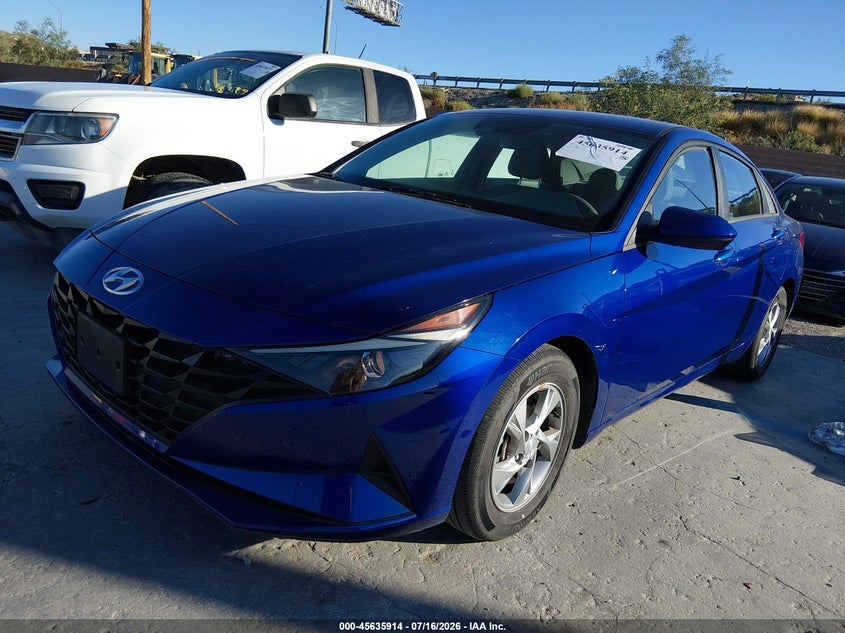 2021 Hyundai Elantra VIN 5NPLL4AGXMH048721 IAAI salvage auction — NORMAL WEAR, Sf97 (California), sold $14,550 on 2026-08-25 (photo 2)
