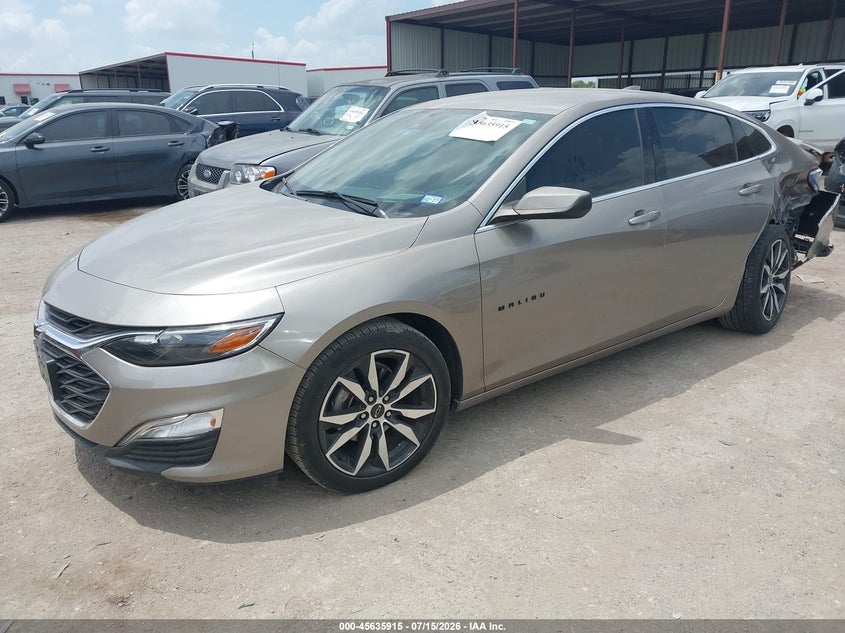 2024 Chevrolet Malibu VIN 1G1ZG5ST7RF155686 IAAI salvage auction — REAR END, Salvage Title, sold $7,500 on 2026-08-21 (photo 2)