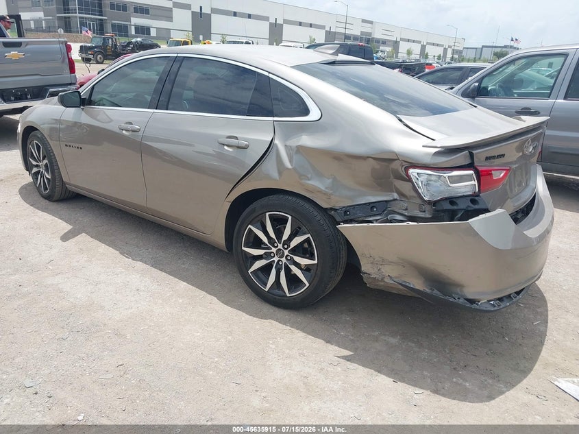 2024 Chevrolet Malibu VIN 1G1ZG5ST7RF155686 IAAI salvage auction — REAR END, Salvage Title, sold $7,500 on 2026-08-21 (photo 3)