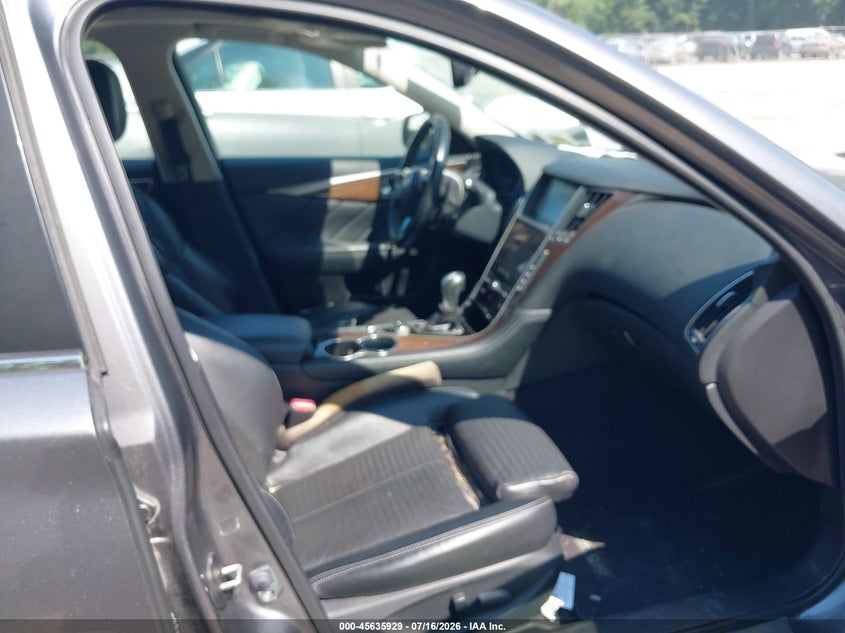 2014 Infiniti Q50 VIN JN1BV7AR8EM685951 IAAI salvage auction — NORMAL WEAR, Clear (New York), sold $2,900 on 2026-07-28 (photo 5)