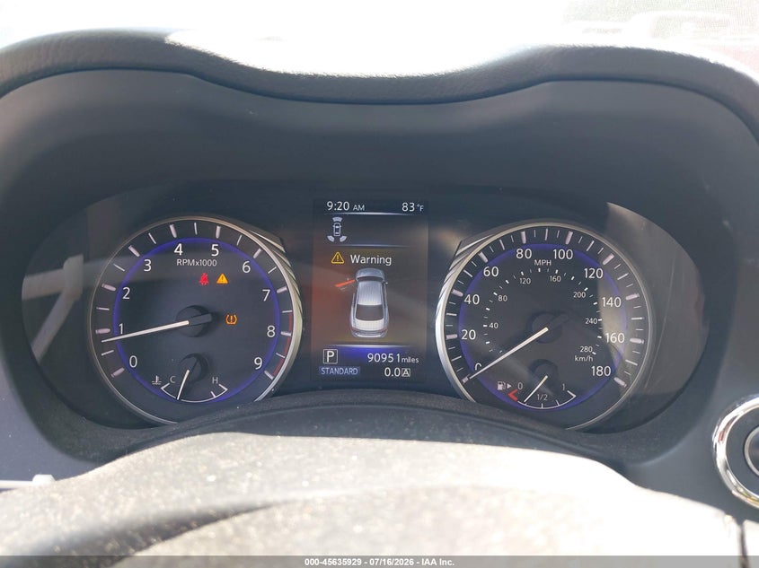 2014 Infiniti Q50 VIN JN1BV7AR8EM685951 IAAI salvage auction — NORMAL WEAR, Clear (New York), sold $2,900 on 2026-07-28 (photo 7)