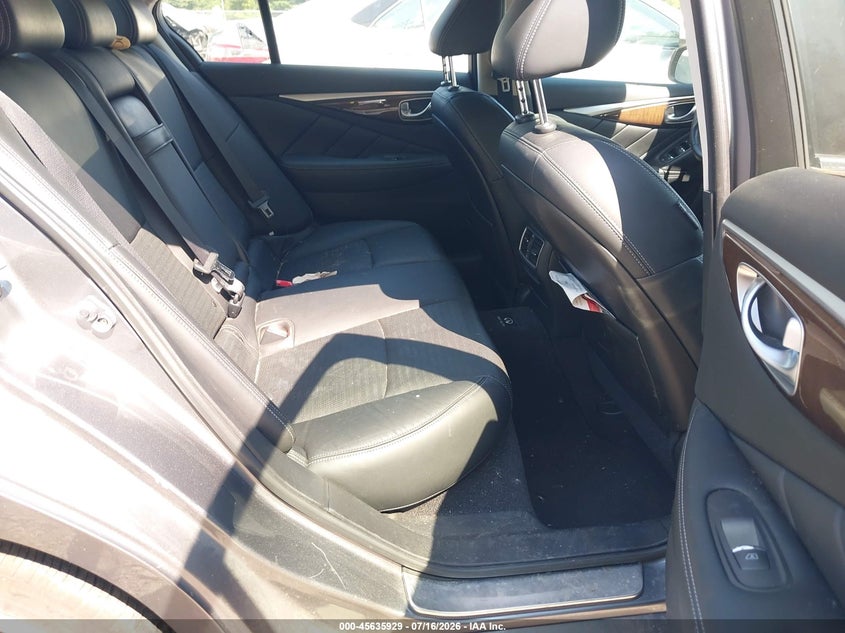 2014 Infiniti Q50 VIN JN1BV7AR8EM685951 IAAI salvage auction — NORMAL WEAR, Clear (New York), sold $2,900 on 2026-07-28 (photo 8)
