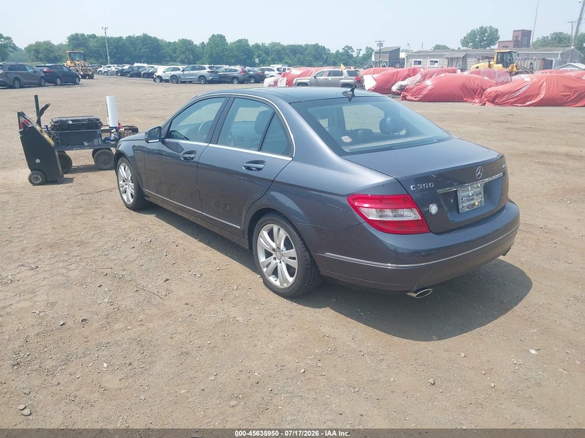 2011 Mercedes-benz C class VIN WDDGF8BB8BR143017 IAAI salvage auction — FRONT END, Salvage (Idaho), sold $1,100 on 2026-08-05 (photo 3)