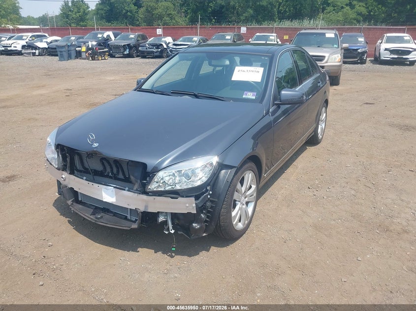 2011 Mercedes-benz C class VIN WDDGF8BB8BR143017 IAAI salvage auction — FRONT END, Salvage (Idaho), sold $1,100 on 2026-08-05 (photo 6)