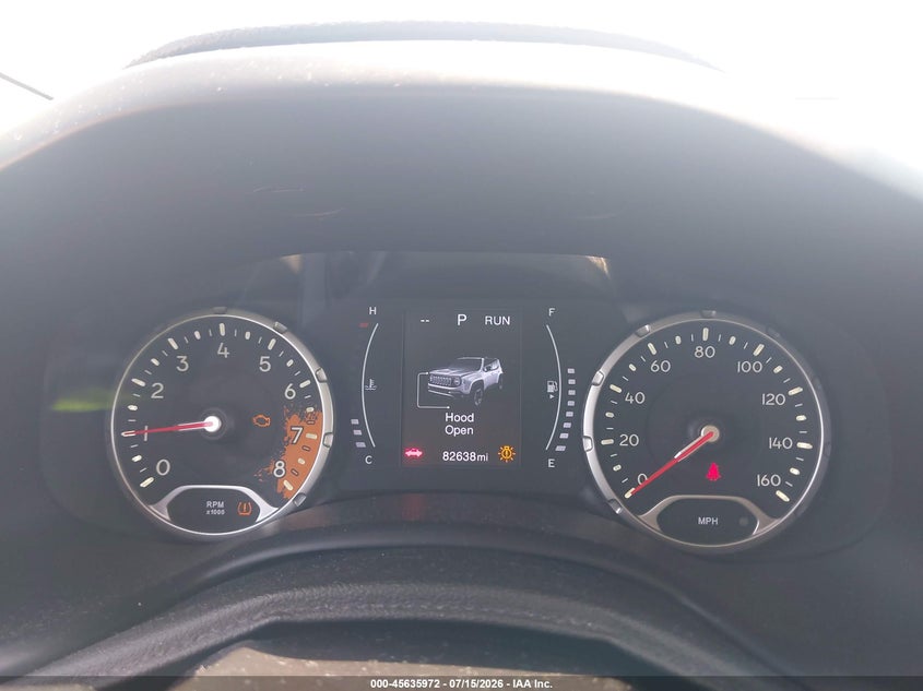 2017 Jeep Renegade VIN ZACCJBBB4HPG10638 IAAI salvage auction — FRONT END, Salvage Title, sold $1,050 on 2026-08-18 (photo 7)