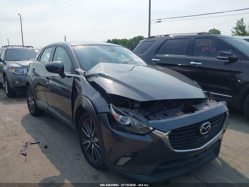 2018 Mazda Cx-3 VIN JM1DKFC7XJ1321739 IAAI salvage auction — FRONT END, Salvage (Ohio), sold $25 on 2026-07-28 (photo 1)