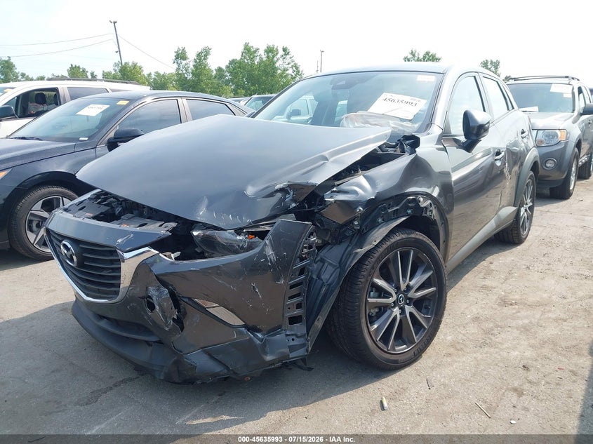 2018 Mazda Cx-3 VIN JM1DKFC7XJ1321739 IAAI salvage auction — FRONT END, Salvage (Ohio), sold $25 on 2026-07-28 (photo 2)