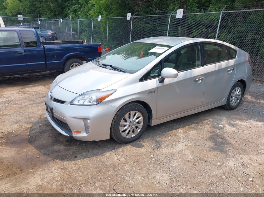 2012 Toyota Prius VIN JTDKN3DP9C3007812 IAAI salvage auction — NORMAL WEAR, Salvage Title, sold $2,050 on 2026-07-21 (photo 2)