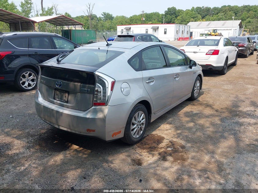 2012 Toyota Prius VIN JTDKN3DP9C3007812 IAAI salvage auction — NORMAL WEAR, Salvage Title, sold $2,050 on 2026-07-21 (photo 4)