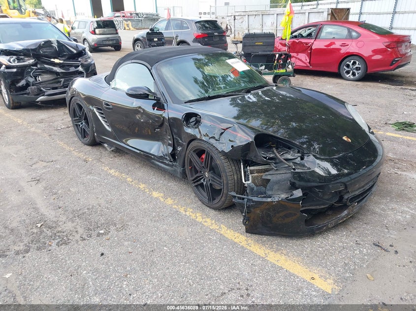 2006 Porsche Boxster VIN WP0CB29846S730230 IAAI salvage auction — RIGHT SIDE, Clear (Michigan), sold $5,975 on 2026-08-10 (photo 1)