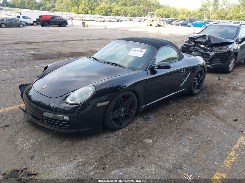 2006 Porsche Boxster VIN WP0CB29846S730230 IAAI salvage auction — RIGHT SIDE, Clear (Michigan), sold $5,975 on 2026-08-10 (photo 2)