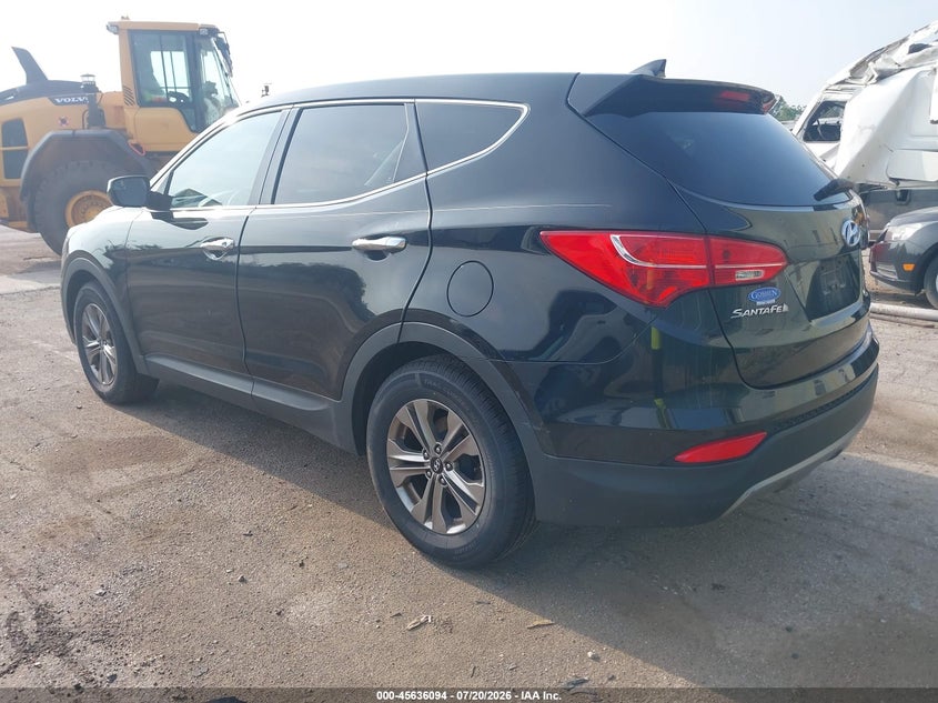 2016 Hyundai Santa fe VIN 5XYZT3LB9GG374902 IAAI salvage auction — NORMAL WEAR, Clear (Indiana), sold $1,850 on 2026-07-28 (photo 3)