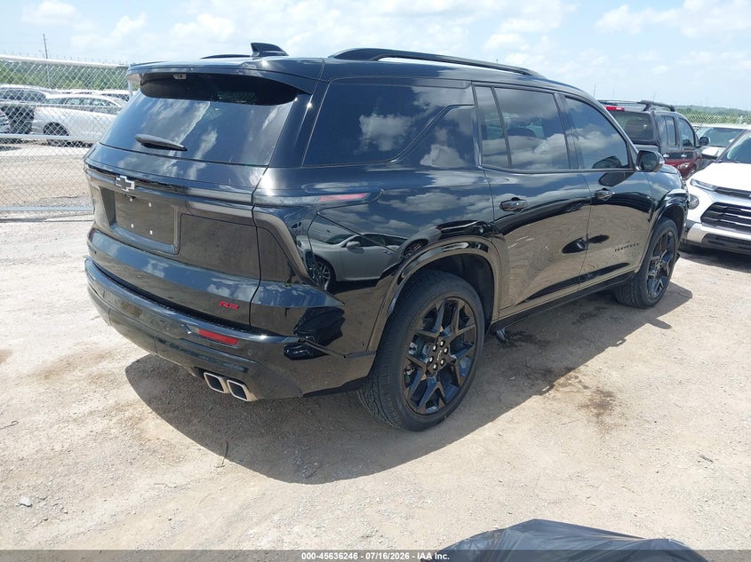 2025 Chevrolet Traverse VIN 1GNERLRS0SJ206473 IAAI salvage auction — FRONT END, Salvage Title, sold $19,300 on 2026-09-15 (photo 4)