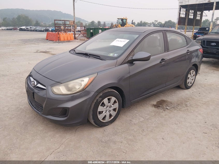 2012 Hyundai Accent VIN KMHCT4AE4CU075170 IAAI salvage auction — NORMAL WEAR, Clear (Pennsylvania), sold $375 on 2026-07-29 (photo 2)