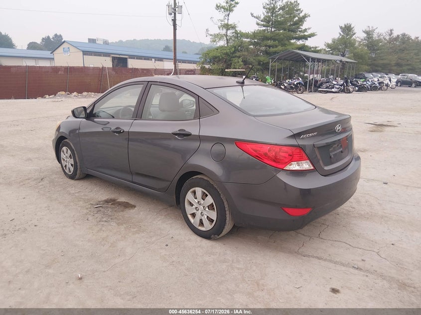 2012 Hyundai Accent VIN KMHCT4AE4CU075170 IAAI salvage auction — NORMAL WEAR, Clear (Pennsylvania), sold $375 on 2026-07-29 (photo 3)