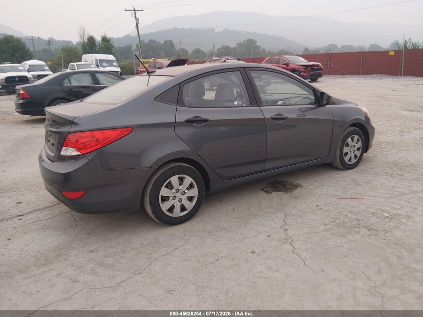 2012 Hyundai Accent VIN KMHCT4AE4CU075170 IAAI salvage auction — NORMAL WEAR, Clear (Pennsylvania), sold $375 on 2026-07-29 (photo 4)