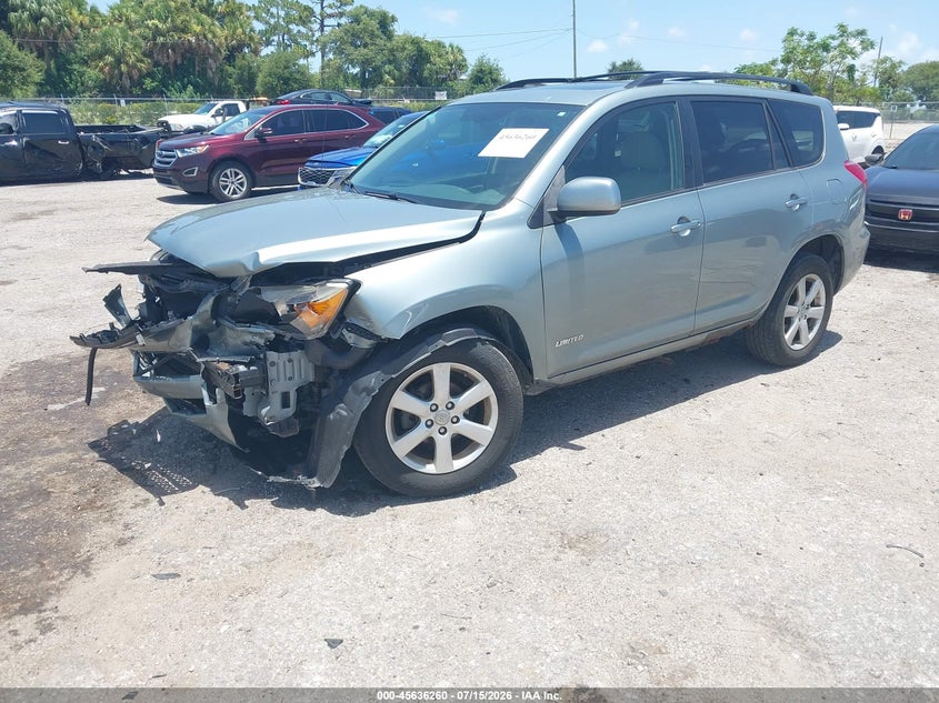 2008 Toyota Rav4 VIN JTMBD31VX86082644 IAAI salvage auction — FRONT END, Rebuildable (Florida), sold $250 on 2026-07-30 (photo 2)