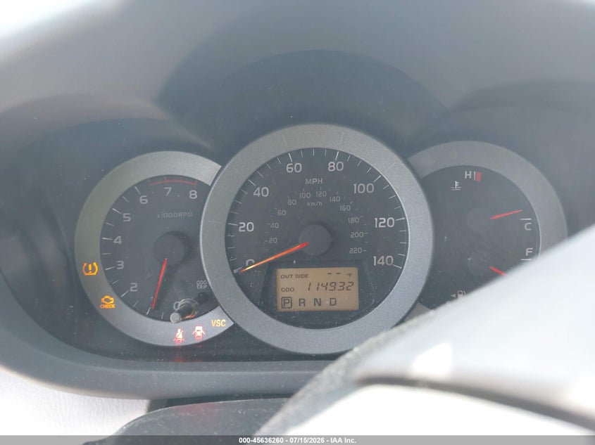2008 Toyota Rav4 VIN JTMBD31VX86082644 IAAI salvage auction — FRONT END, Rebuildable (Florida), sold $250 on 2026-07-30 (photo 7)