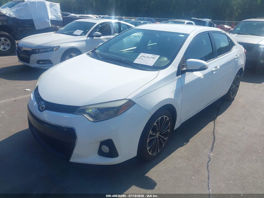 2016 Toyota Corolla VIN 5YFBURHE6GP484127 IAAI salvage auction — LEFT SIDE, Salvage (North Carolina), sold $3,250 on 2026-07-29 (photo 2)