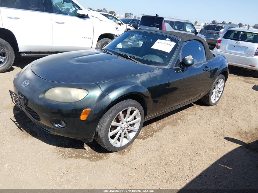 2007 Mazda Mx-5 VIN JM1NC25F370134484 IAAI salvage auction — NORMAL WEAR, Clear - Dealer Only (California), sold $150 on 2026-07-29 (photo 2)