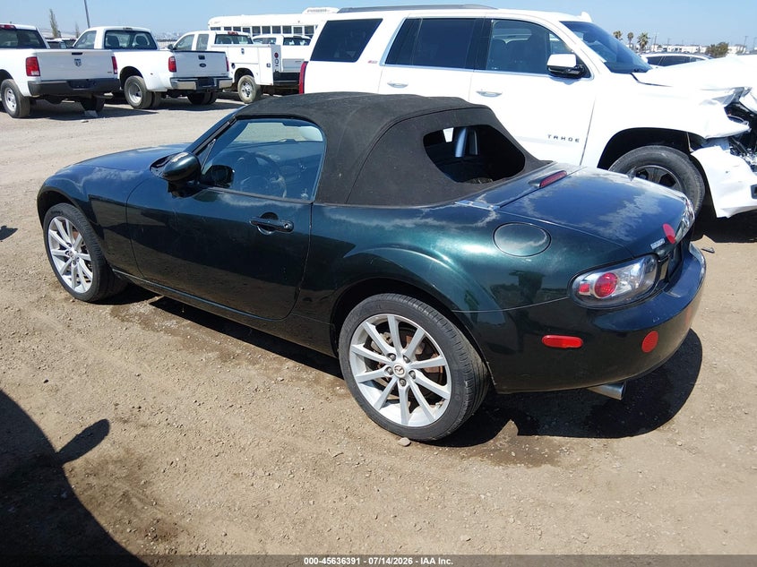 2007 Mazda Mx-5 VIN JM1NC25F370134484 IAAI salvage auction — NORMAL WEAR, Clear - Dealer Only (California), sold $150 on 2026-07-29 (photo 3)