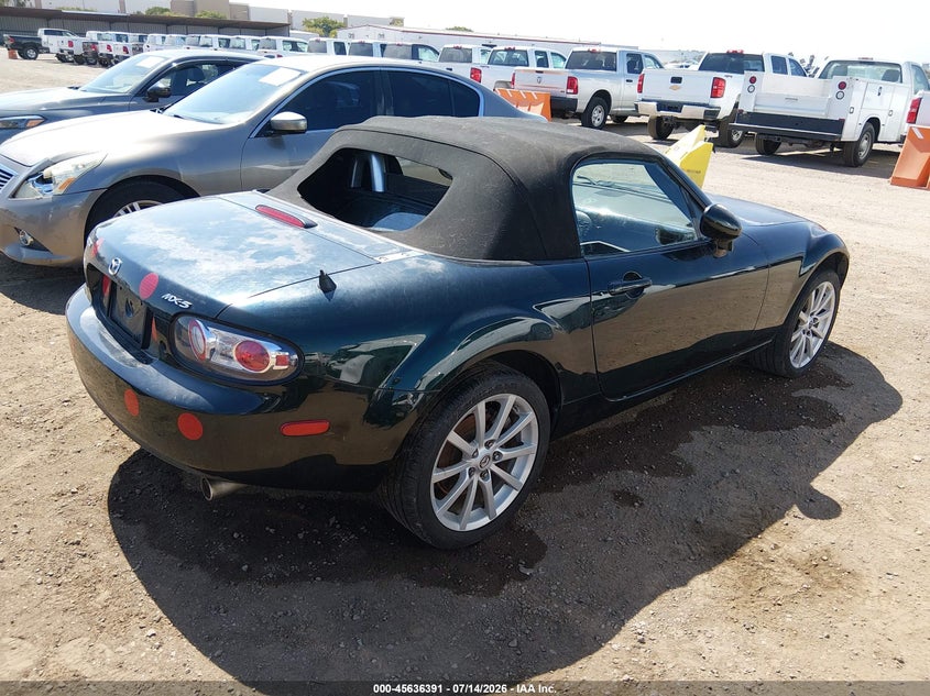 2007 Mazda Mx-5 VIN JM1NC25F370134484 IAAI salvage auction — NORMAL WEAR, Clear - Dealer Only (California), sold $150 on 2026-07-29 (photo 4)