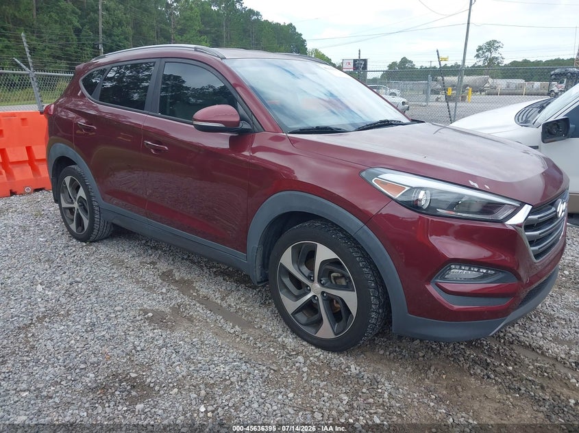 2016 Hyundai Tucson VIN KM8J33A2XGU176758 IAAI salvage auction — NORMAL WEAR, Clear (Arizona), sold $3,200 on 2026-07-31 (photo 1)