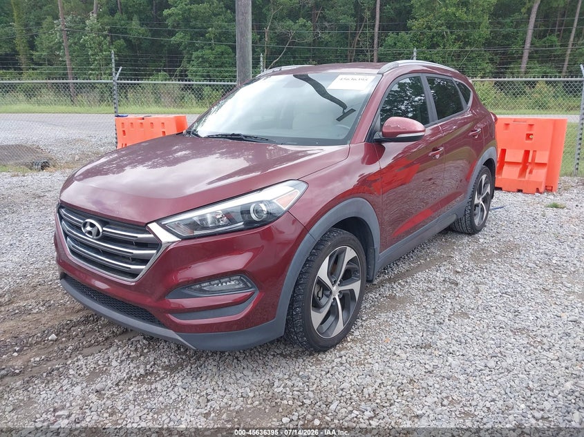 2016 Hyundai Tucson VIN KM8J33A2XGU176758 IAAI salvage auction — NORMAL WEAR, Clear (Arizona), sold $3,200 on 2026-07-31 (photo 2)