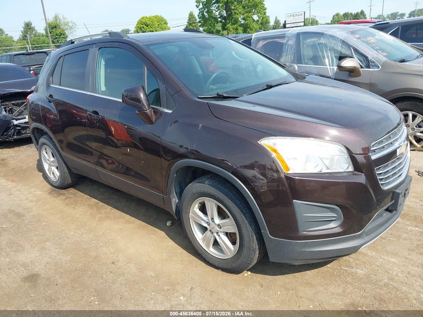 2015 Chevrolet Trax VIN KL7CJRSB1FB242562 IAAI salvage auction — NORMAL WEAR, Clear (Michigan), sold $1,425 on 2026-07-30 (photo 1)