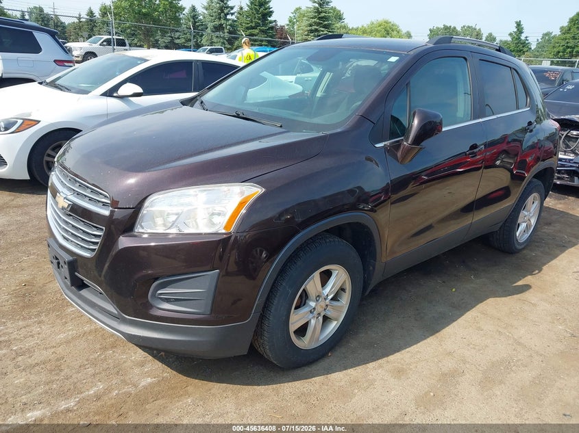 2015 Chevrolet Trax VIN KL7CJRSB1FB242562 IAAI salvage auction — NORMAL WEAR, Clear (Michigan), sold $1,425 on 2026-07-30 (photo 2)