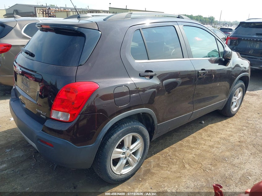 2015 Chevrolet Trax VIN KL7CJRSB1FB242562 IAAI salvage auction — NORMAL WEAR, Clear (Michigan), sold $1,425 on 2026-07-30 (photo 4)