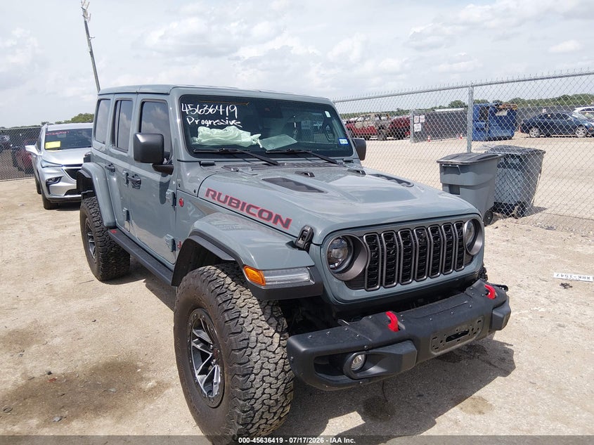 2024 Jeep Wrangler / VIN 1C4RJXFG8RW260951 IAAI salvage auction — LEFT FRONT, Salvage Title, sold $23,100 on 2026-08-07 (photo 1)