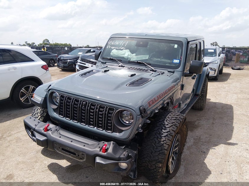 2024 Jeep Wrangler / VIN 1C4RJXFG8RW260951 IAAI salvage auction — LEFT FRONT, Salvage Title, sold $23,100 on 2026-08-07 (photo 2)
