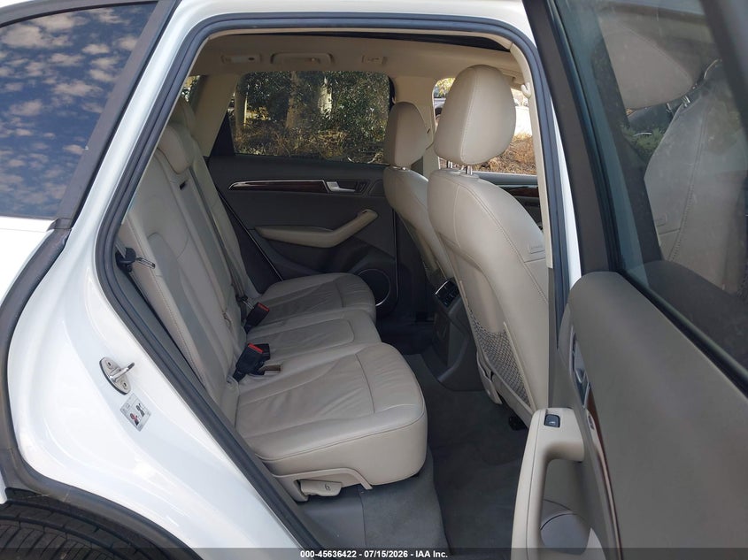 2011 Audi Q5 VIN WA1LFAFP7BA103994 IAAI salvage auction — NORMAL WEAR, Clear - Dealer Only (California), sold $25 on 2026-07-21 (photo 8)