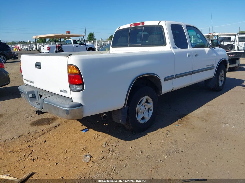 2002 Toyota Tundra VIN 5TBRT34172S262688 IAAI salvage auction — NORMAL WEAR, Clear - Dealer Only (California), sold $2,900 on 2026-07-22 (photo 4)