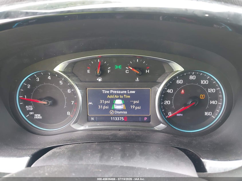 2023 Chevrolet Traverse VIN 1GNERHKW6PJ199501 IAAI salvage auction — FRONT END, Salvage Title, sold $12,600 on 2026-07-29 (photo 7)