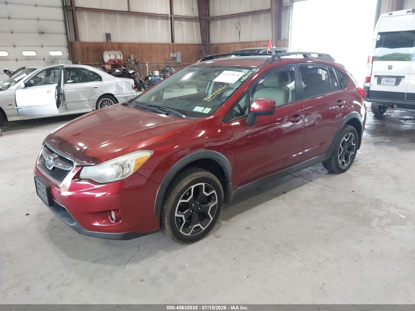 2014 Subaru Xv VIN JF2GPAVC9E8270325 IAAI salvage auction — NORMAL WEAR, Clear (New York), sold $725 on 2026-07-29 (photo 2)