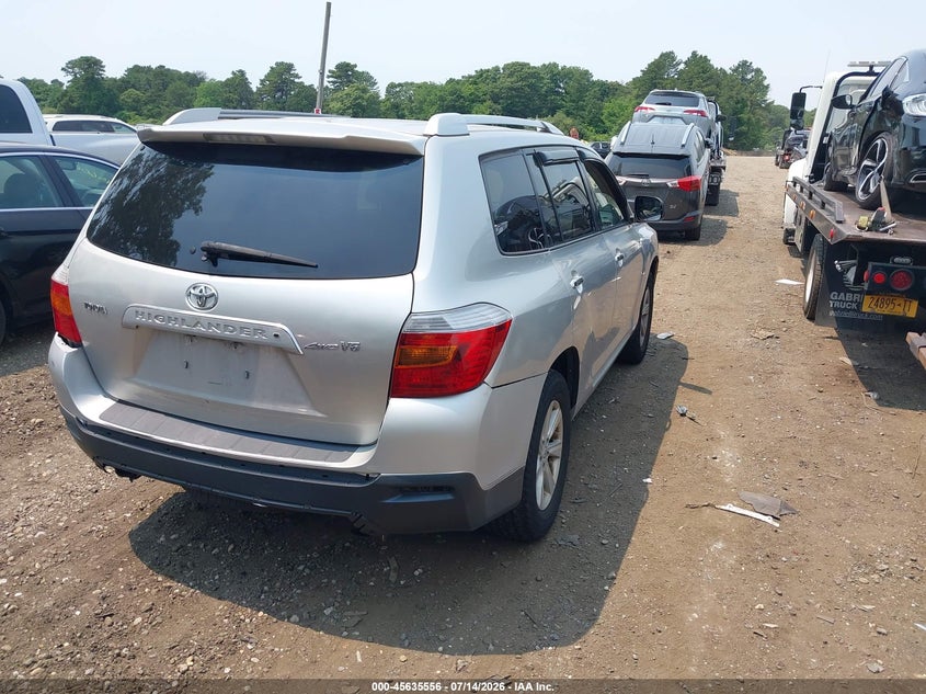 2008 Toyota Highlander VIN JTEES42A882053408 IAAI salvage auction — NORMAL WEAR, Clear (New York), sold $275 on 2026-07-21 (photo 4)