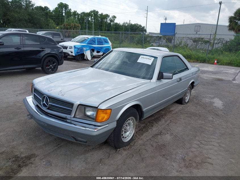 1984 Mercedes-benz 500 VIN WDBCA44A0EA021144 IAAI salvage auction — NORMAL WEAR, Clear (Florida), sold $3,400 on 2026-07-22 (photo 2)
