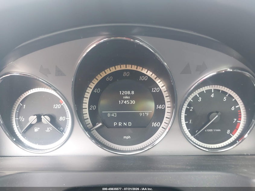 2011 Mercedes-benz C class VIN WDDGF8BB4BR163748 IAAI salvage auction — FRONT END, Nrc Lienholder Repossession Paperwork (Utah), sold $475 on 2026-08-06 (photo 7)