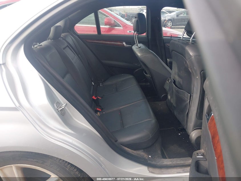 2011 Mercedes-benz C class VIN WDDGF8BB4BR163748 IAAI salvage auction — FRONT END, Nrc Lienholder Repossession Paperwork (Utah), sold $475 on 2026-08-06 (photo 8)