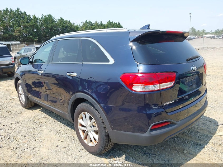 2016 Kia Sorento VIN 5XYPGDA39GG045808 IAAI salvage auction — NORMAL WEAR, Clear (Virginia), sold $1,700 on 2026-07-27 (photo 3)