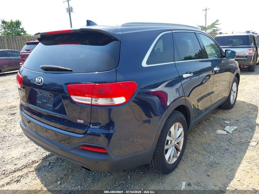 2016 Kia Sorento VIN 5XYPGDA39GG045808 IAAI salvage auction — NORMAL WEAR, Clear (Virginia), sold $1,700 on 2026-07-27 (photo 4)