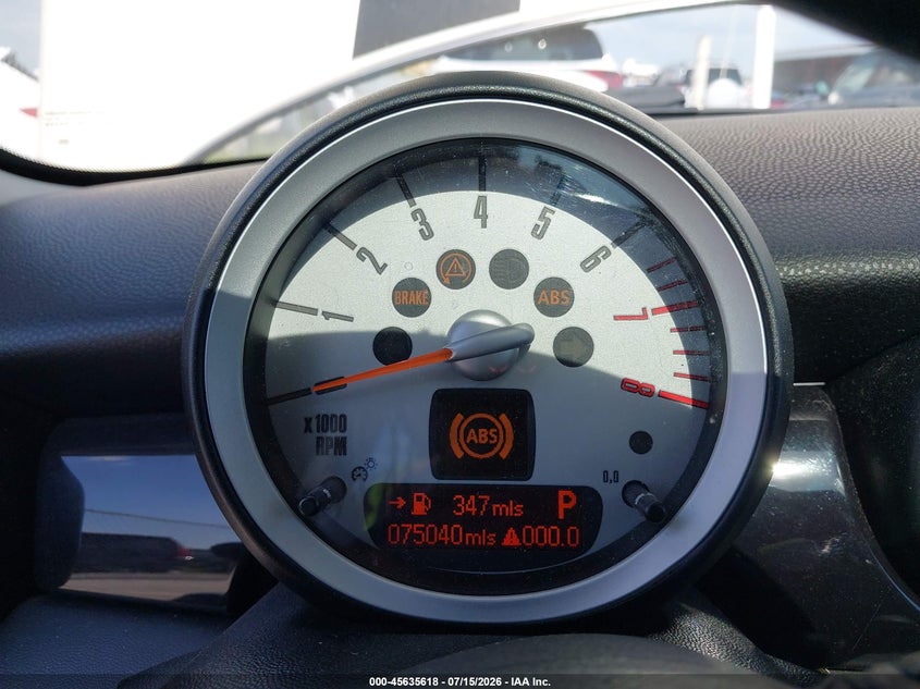 2010 Mini Cooper VIN WMWMF3C55ATZ65183 IAAI salvage auction — FRESH WATER, Salvage (Iowa), sold $450 on 2026-08-18 (photo 7)
